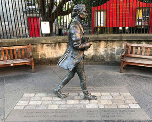 Robert Fergusson statue 